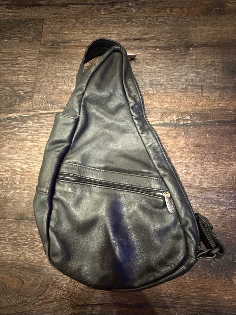 AmeriBag Healthy Back Bag Vintage Genuine Leather Sling Crossbody